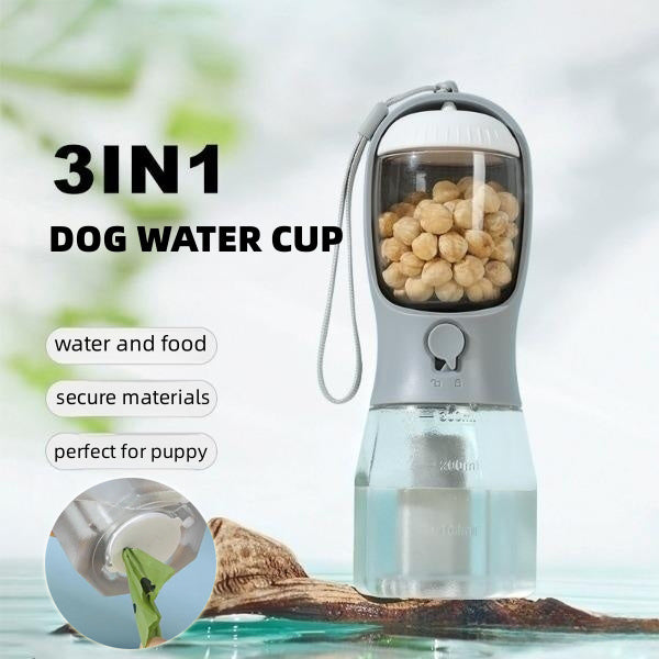 3-in-1 Portable Small Multi-functional Pet Cup
