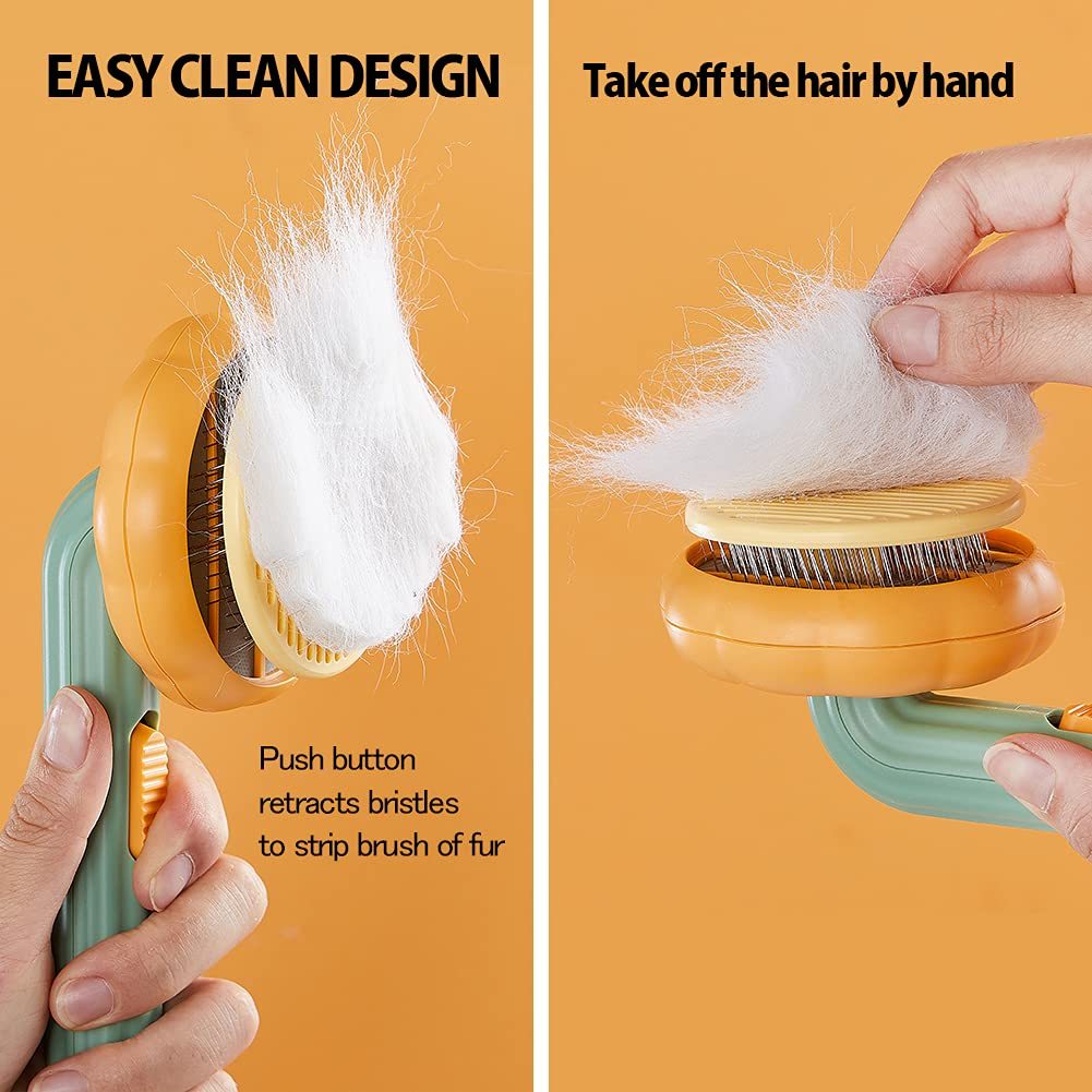 Pet Pumpkin Grooming Brush