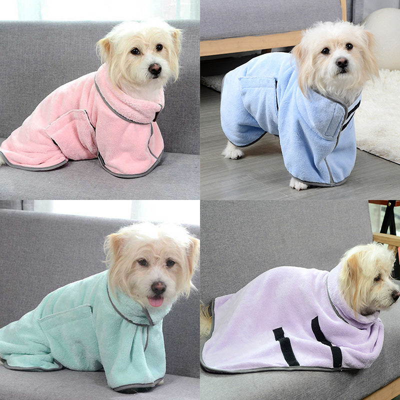 Quick Drying Pet Bathrobe