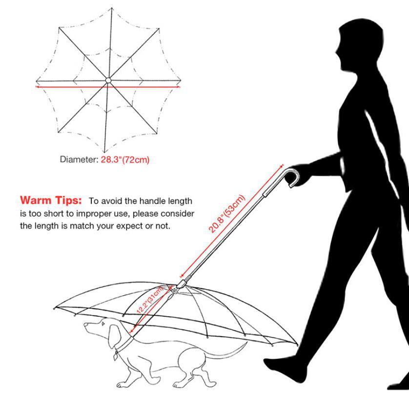Transparent Umbrella for Pets
