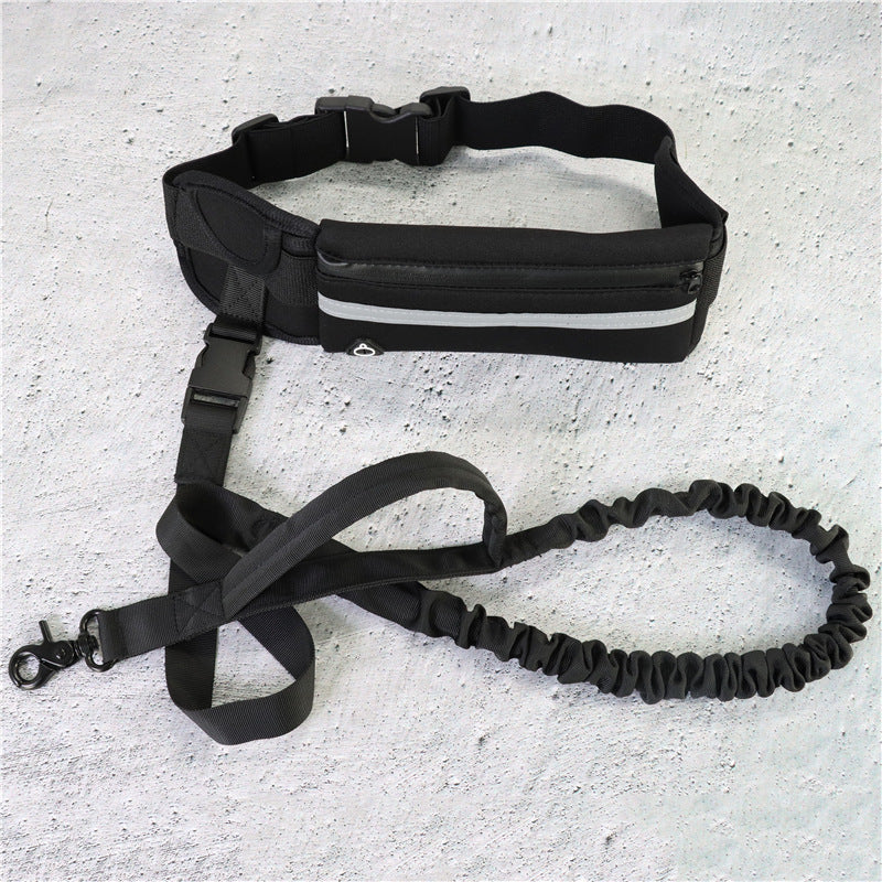 Hands Free Dog Leash with Accessory Holders
