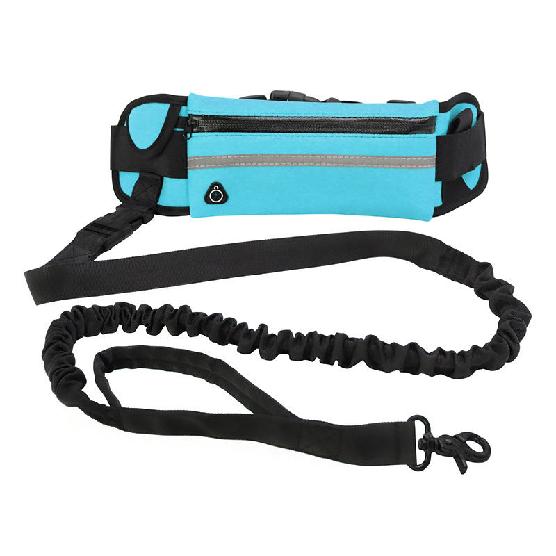 Hands Free Dog Leash with Accessory Holders