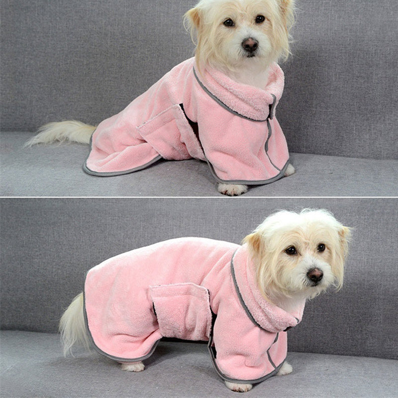 Quick Drying Pet Bathrobe