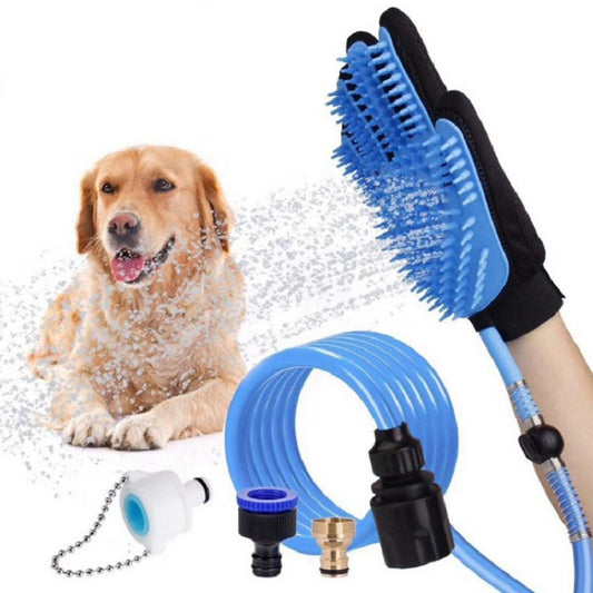 Pet Grooming Sprayer and Massager Glove